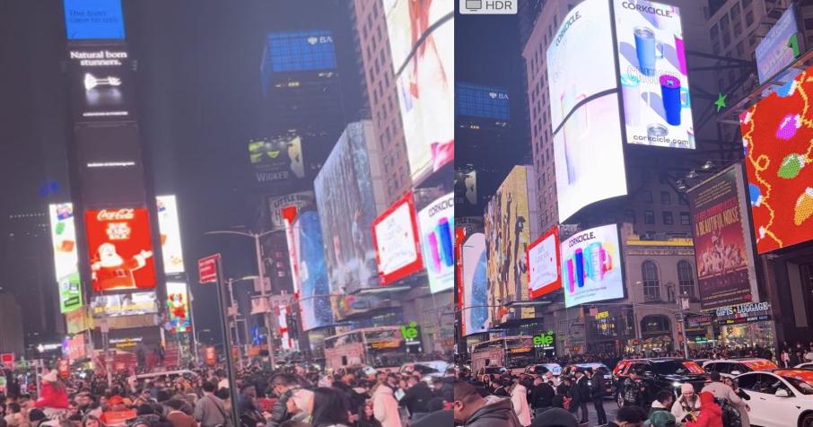 नयाँ वर्षको स्वागतमा विश्वभर उत्सव , न्यूयोर्कको टाइम्स स्क्वायरमा लाखौंको सहभागितामा २०२५ को स्वागत तयारी, प्रहरी ड्रोनबाट सुरक्षा निगरानी